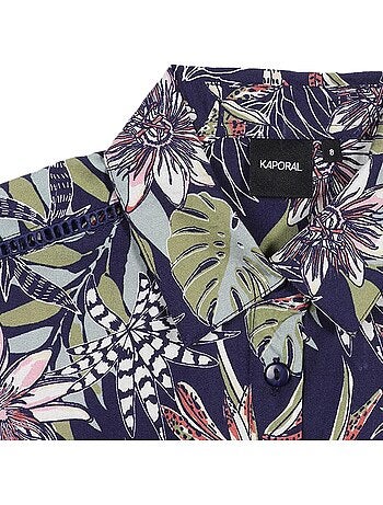Combishort de Menina Kaporal Frida com Padrões Marinhos