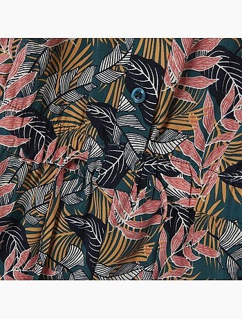 Combishort Floral Verde/Rosa para Menina Name It Vinayafra