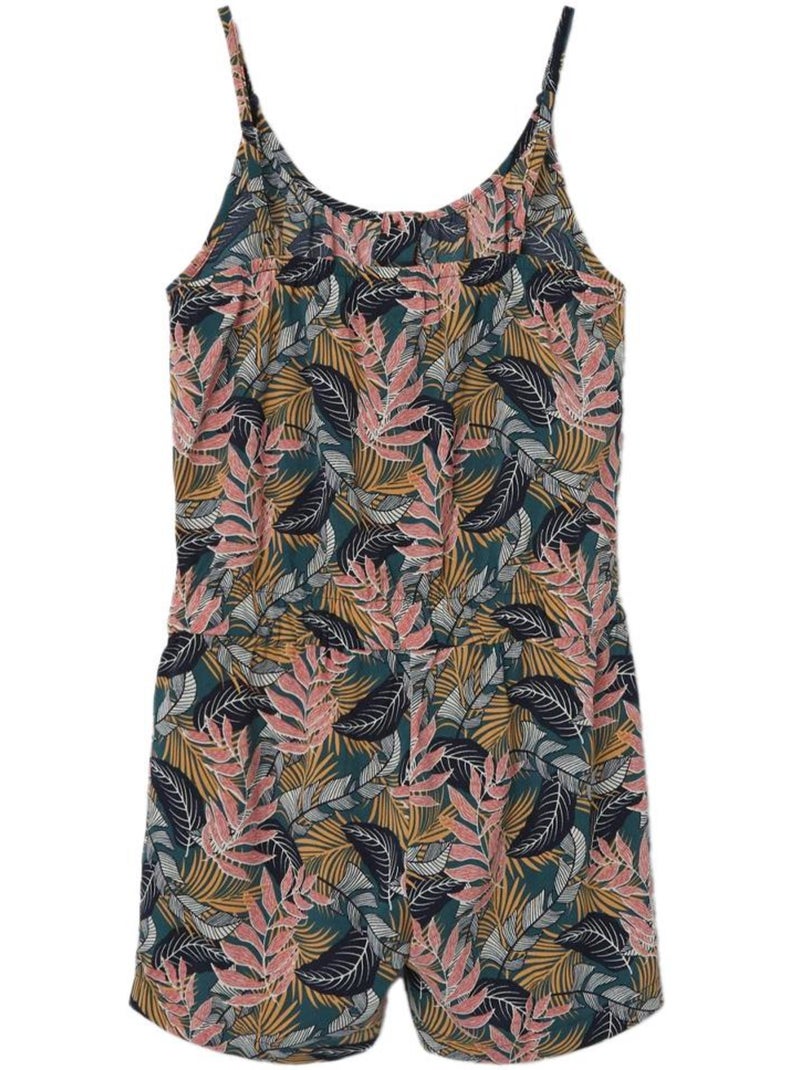 Combishort Floral Verde/Rosa para Menina Name It Vinayafra Verde - Kiabi