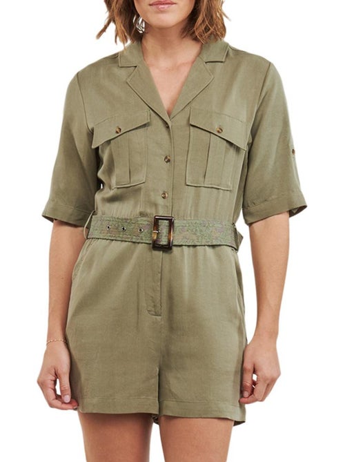 Combishort Kaki Feminino Kaporal CARYL - Kiabi