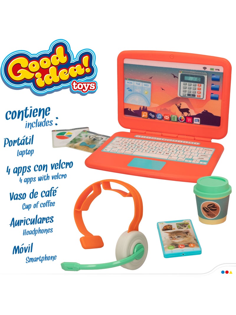 Computador de brinquedo c/acessórios good idea! N/D - Kiabi