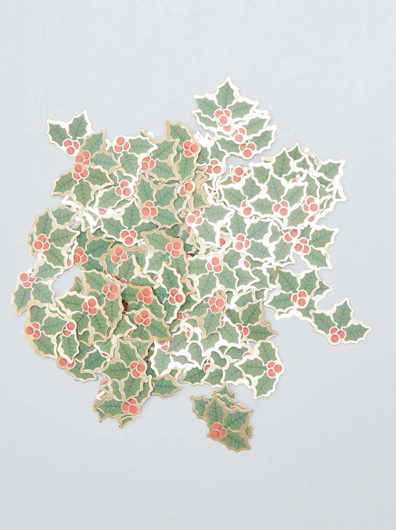 Confetes de mesa 'Azevinho de Natal' VERDE - Kiabi
