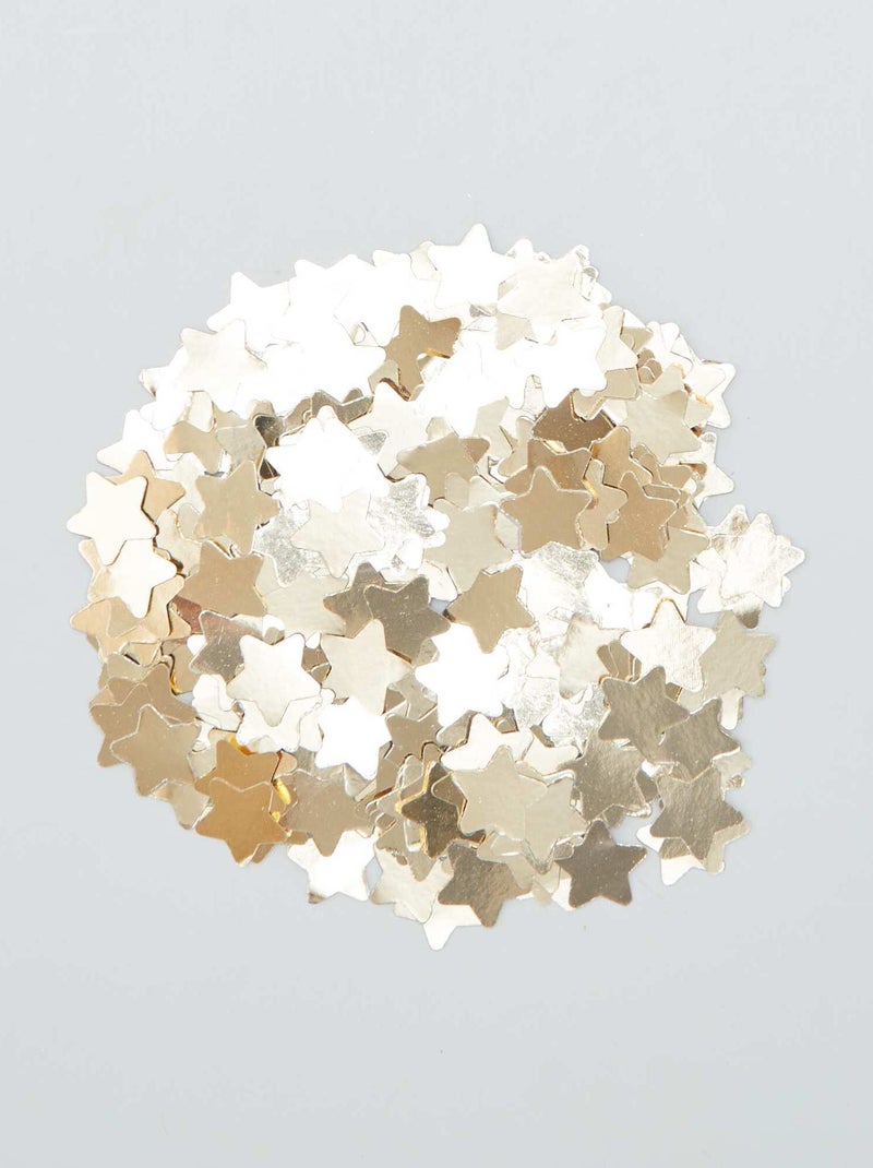 Confettis de mesa 'estrela' em papel AMARELO - Kiabi