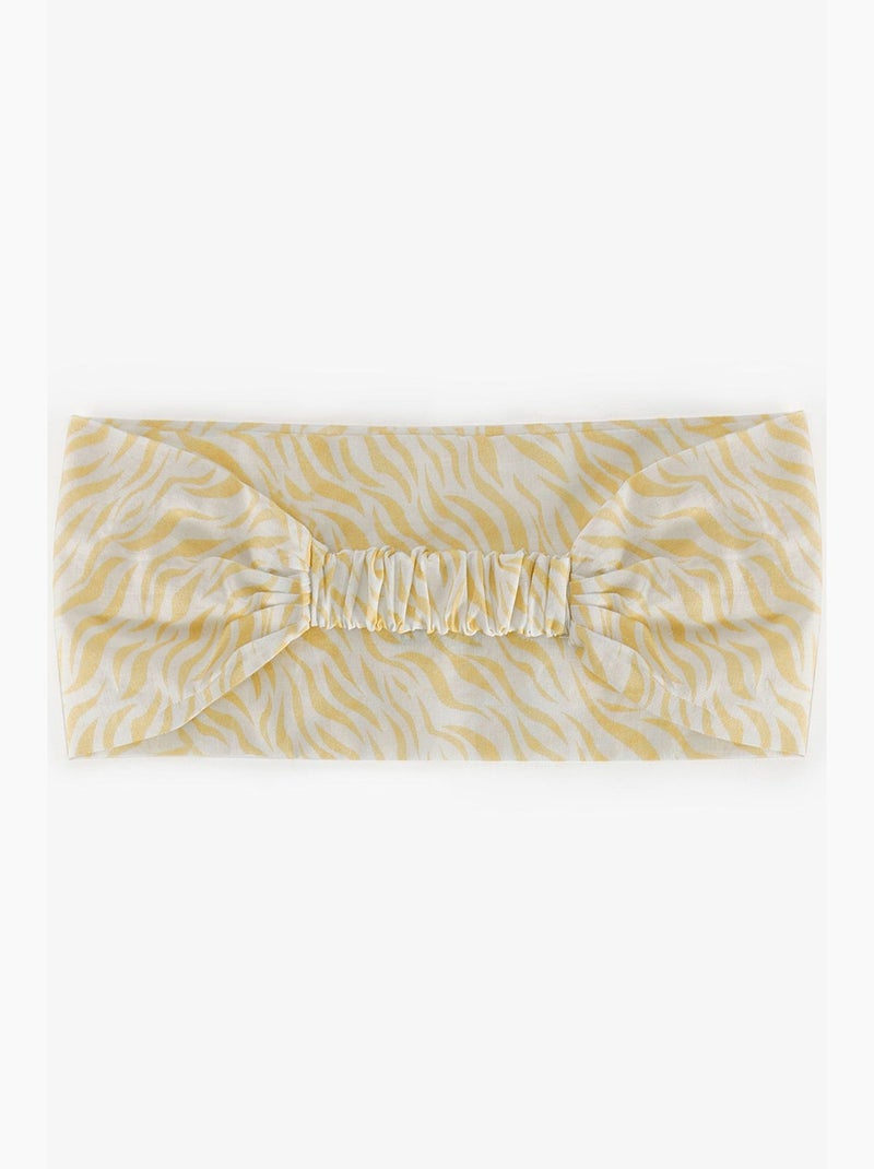 Confident faixa de cabelo penti Branco Amarelo - Kiabi
