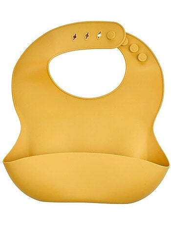Conjunto 2 babetes de silicone thermobaby com bolso captura alimentos