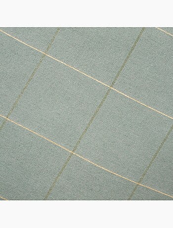 Conjunto 2 capas de almofada natal aos quadrados, fio dourado, algodão - gamusi.