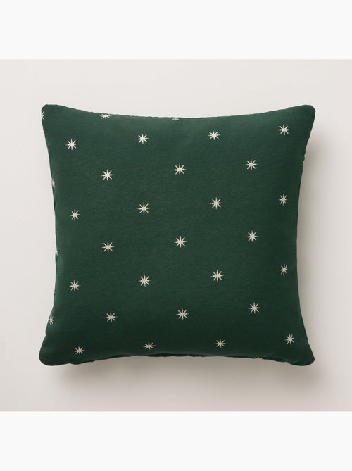 Conjunto 2 capas de almofada natal estrelas, fio dourado, algodão - gamusi. - Kiabi