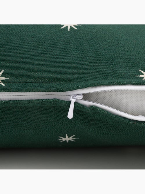 Conjunto 2 capas de almofada natal estrelas, fio dourado, algodão - gamusi. - Kiabi