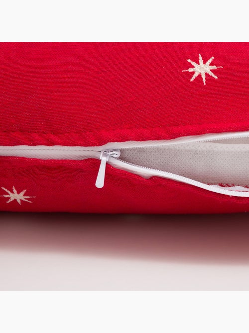 Conjunto 2 capas de almofada natal estrelas, fio dourado, algodão - gamusi. - Kiabi