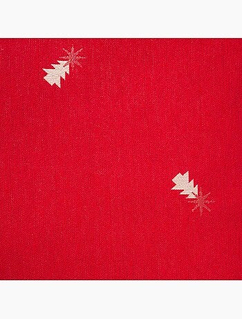 Conjunto 2 capas de almofada natal pinheiros, fio dourado, algodão - gamusi.
