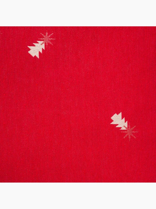 Conjunto 2 capas de almofada natal pinheiros, fio dourado, algodão - gamusi. - Kiabi