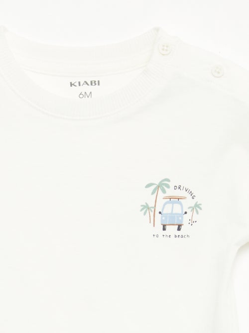 Conjunto 2 peças calções + T-shirt - Kiabi