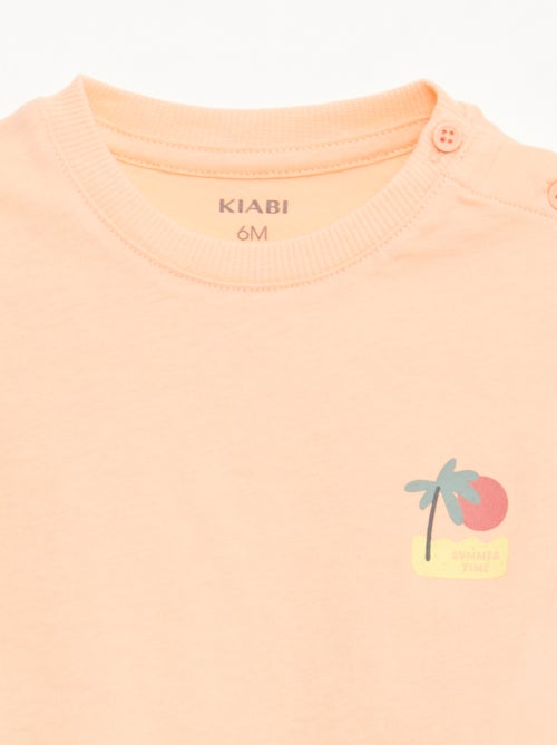 Conjunto 2 peças calções + T-shirt - Kiabi