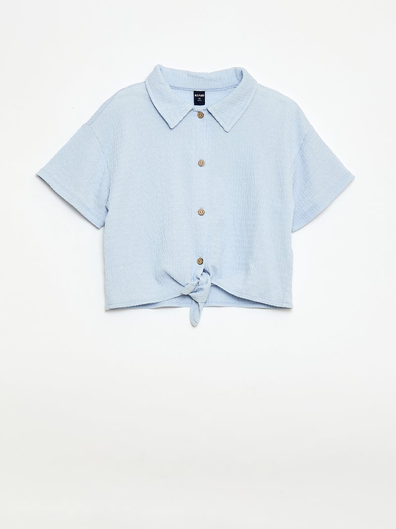 Conjunto 2 peças camisa + calças Azul - Kiabi