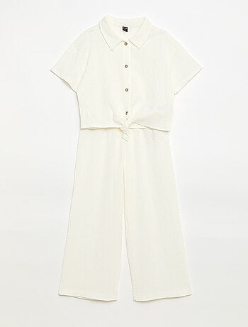 Conjunto 2 peças camisa + calças