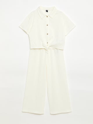 Conjunto 2 peças camisa + calças