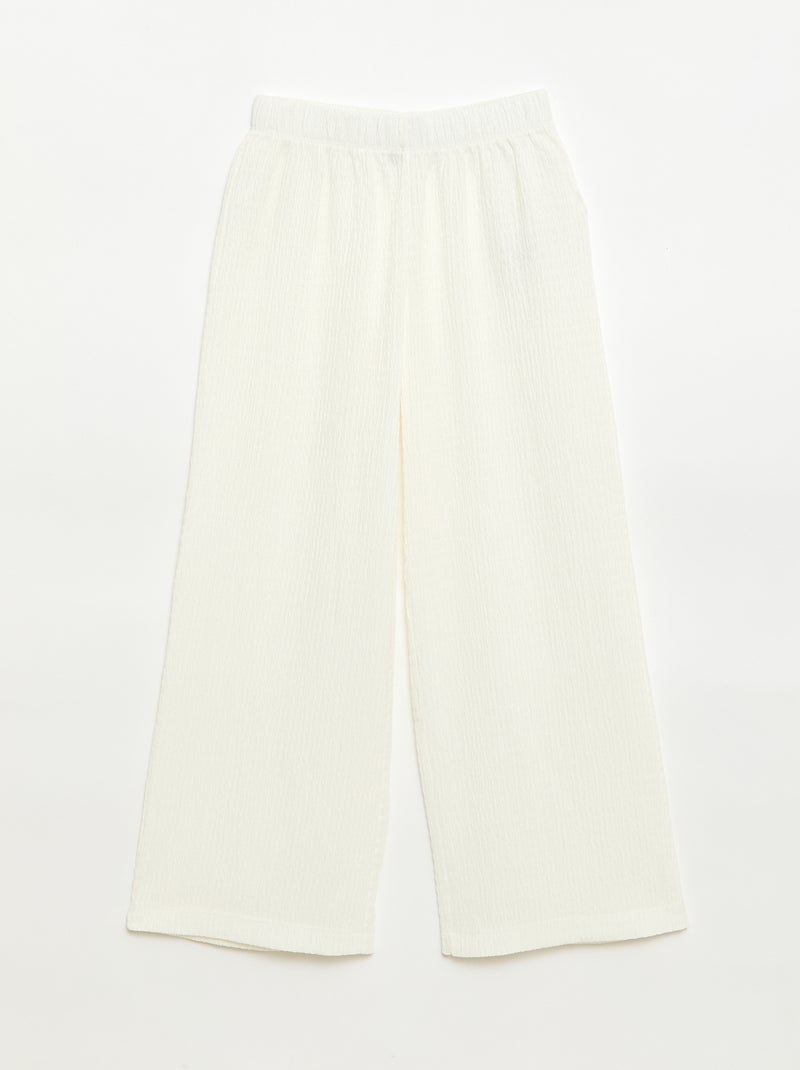 Conjunto 2 peças camisa + calças Branco - Kiabi