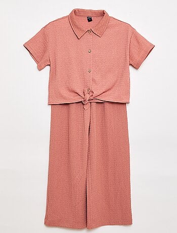 Conjunto 2 peças camisa + calças