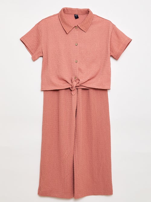 Conjunto 2 peças camisa + calças - Kiabi