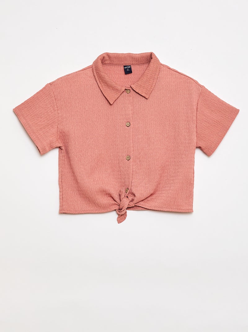 Conjunto 2 peças camisa + calças Rosa - Kiabi