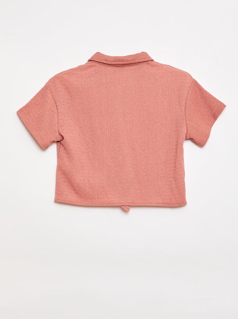 Conjunto 2 peças camisa + calças Rosa - Kiabi