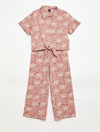 Conjunto 2 peças camisa + calças