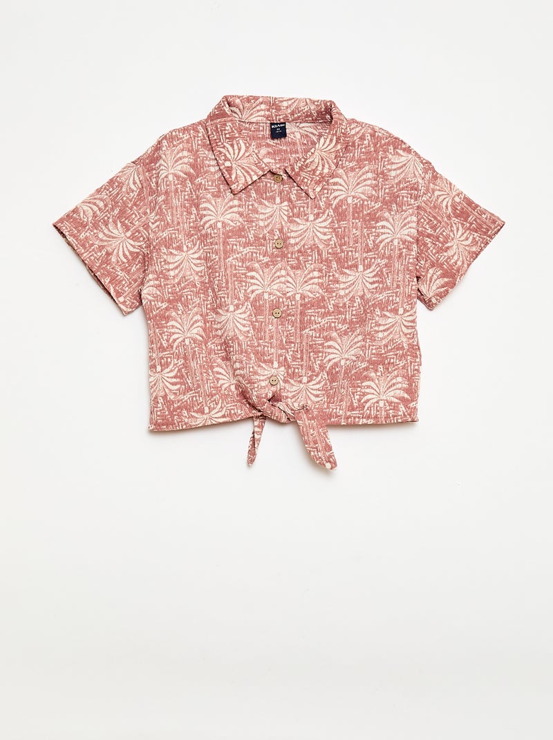 Conjunto 2 peças camisa + calças Rosa - Kiabi