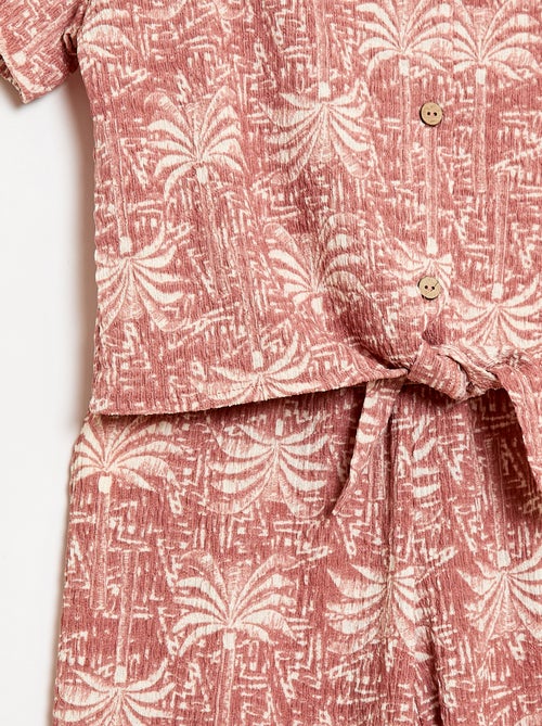 Conjunto 2 peças camisa + calças - Kiabi