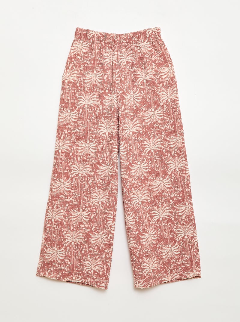 Conjunto 2 peças camisa + calças Rosa - Kiabi