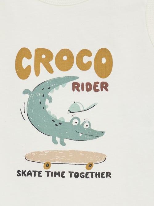 Conjunto 2 peças camisola sem mangas + calções - Kiabi