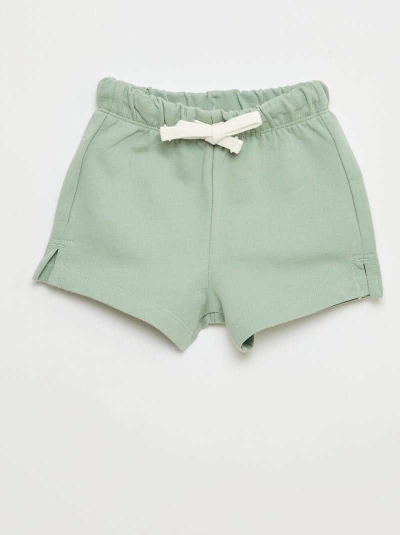 Conjunto 2 peças camisola sem mangas + calções Branco - Kiabi
