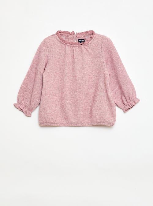 Conjunto 2 peças em malha suave - Kiabi