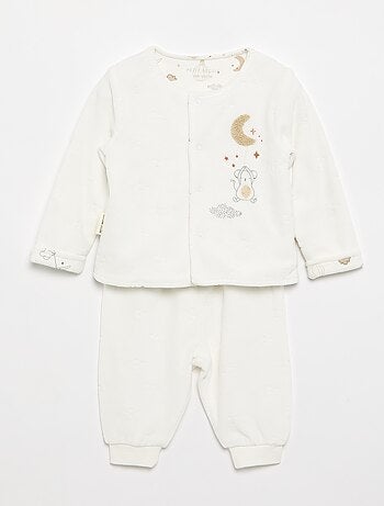 Conjunto +2 peças 'Petit Béguin' - cardigan + calças