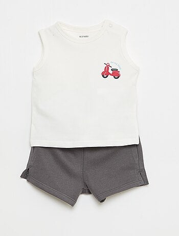 Conjunto 2 peças regata + calções