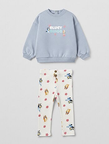 Conjunto 2 peças Sweat + legging 'Bluey'