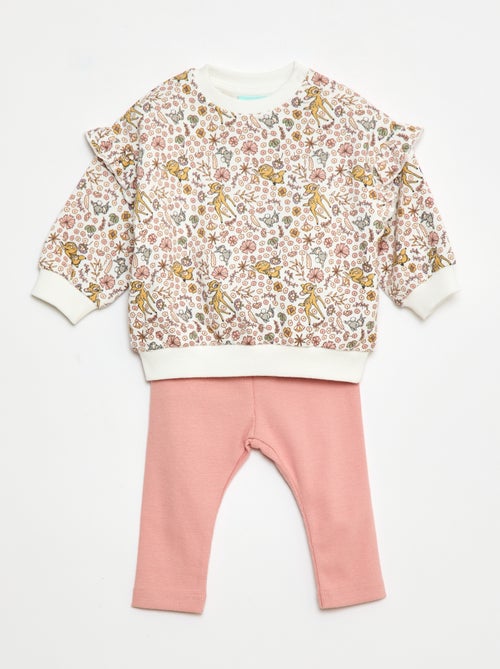 Conjunto 2 peças sweat + legging 'Disney' - Kiabi