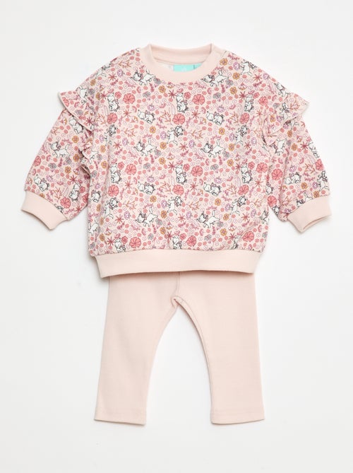 Conjunto 2 peças sweat + legging 'Disney' - Kiabi