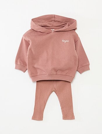 Conjunto 2 peças sweatshirt + leggings