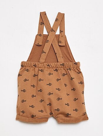 Conjunto 2 peças T-shirt + jardineira short