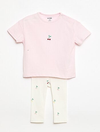 Conjunto 2 peças T-shirt + legging