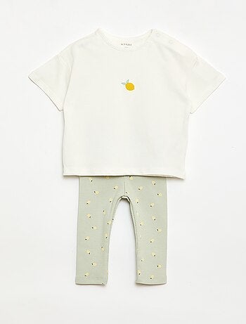 Conjunto 2 peças T-shirt + legging