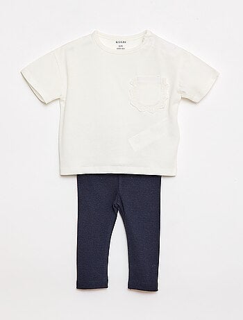 Conjunto 2 peças T-shirt + leggings