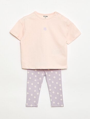 Conjunto 2 peças T-shirt + legging