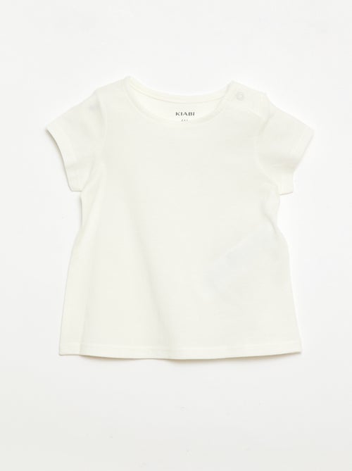 Conjunto 2 peças T-shirt + macacão curto - Kiabi