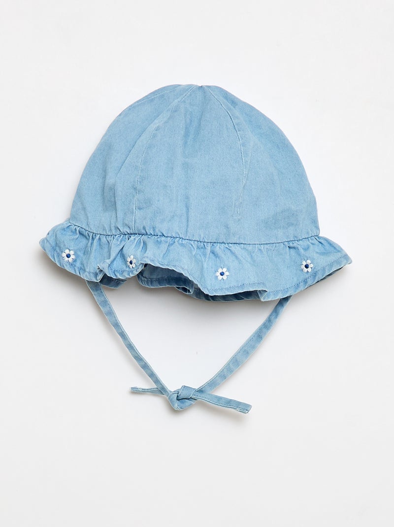 Conjunto 3 peças body + chapéu + meias Azul - Kiabi