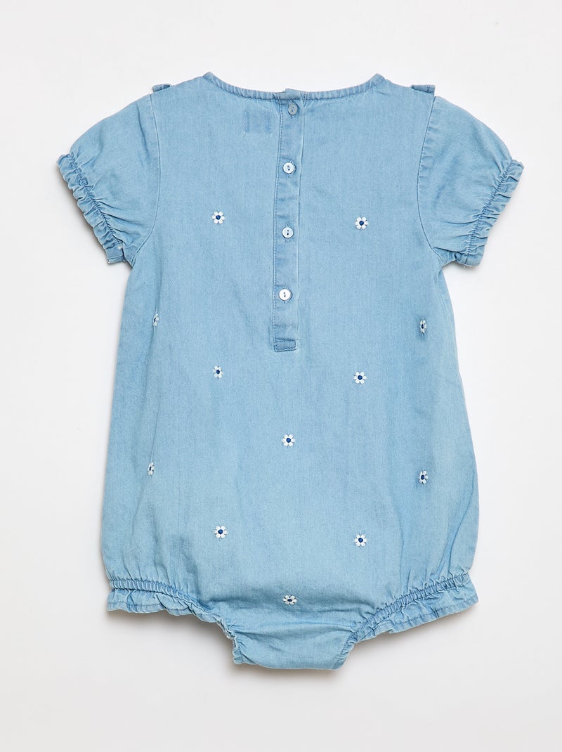 Conjunto 3 peças body + chapéu + meias Azul - Kiabi