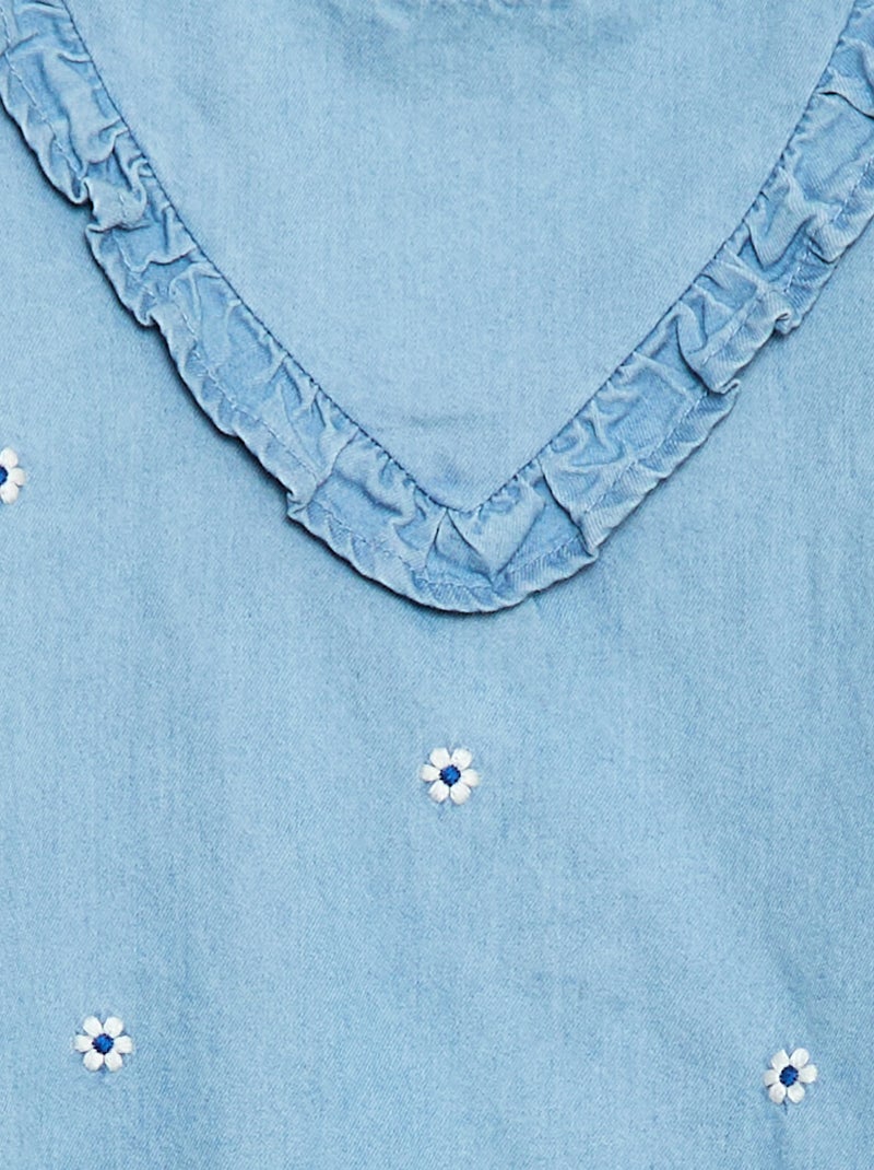 Conjunto 3 peças body + chapéu + meias Azul - Kiabi