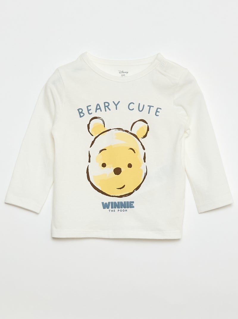 Conjunto 3 peças 'Winnie' - Camiseta + Calça de jogging + Moletom Azul - Kiabi
