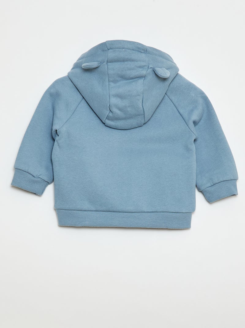 Conjunto 3 peças 'Winnie' - Camiseta + Calça de jogging + Moletom Azul - Kiabi