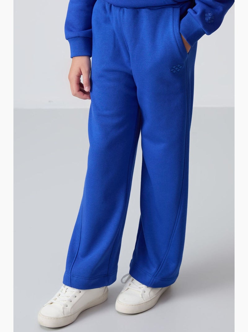 Conjunto active de 2 peças algodão poliéster tommy Azul-cobalto - Kiabi